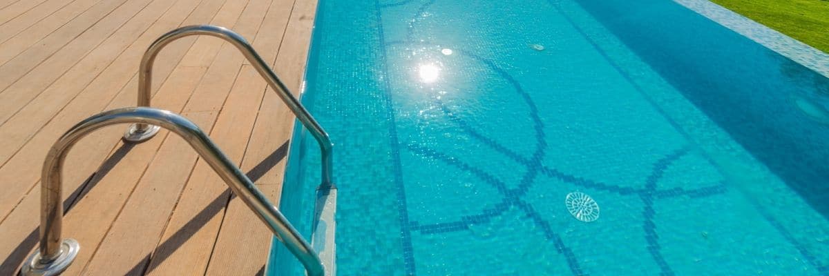 Infinity pool on the bright summer day Pool and Spa Cleaners -
